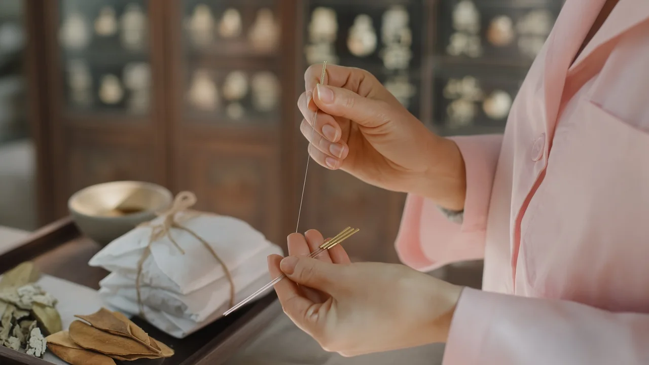 소통한방병원 한방 진료 준비 장면